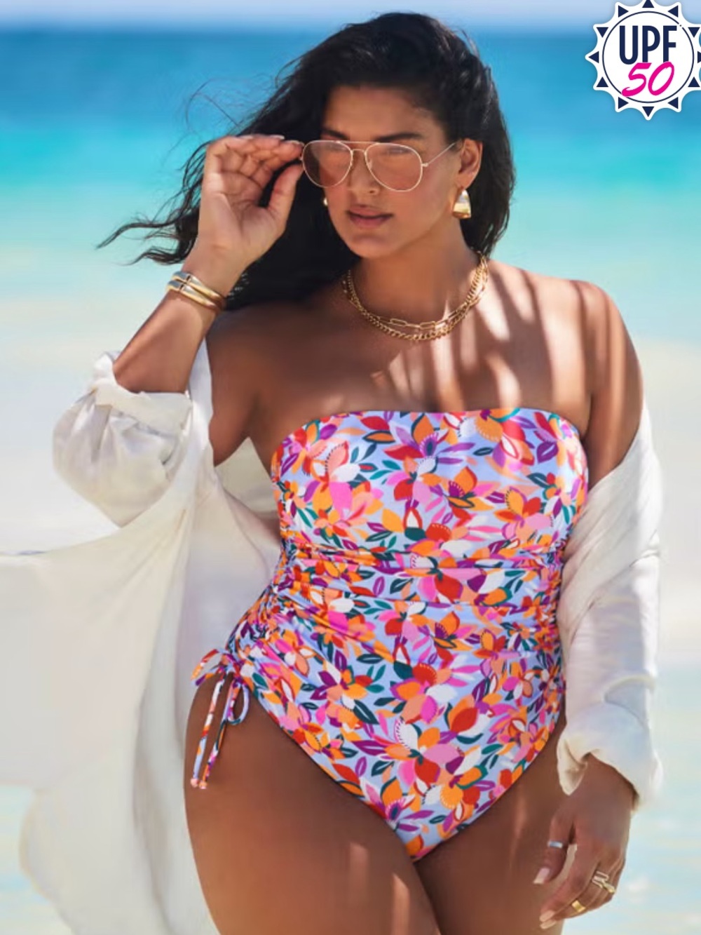 PLUS SIZE ONE PIECE SWIMSUIT
